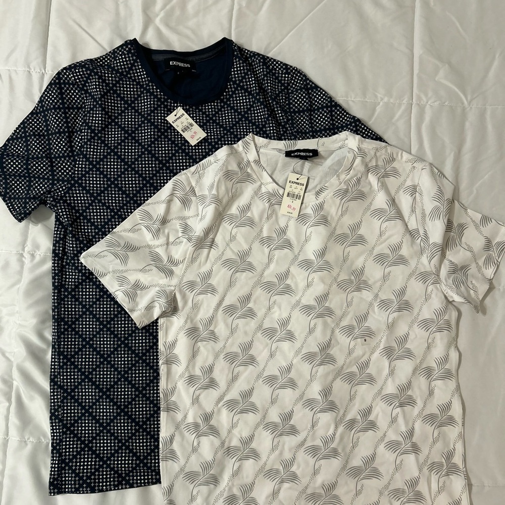 Express Men’s tshirts - size small new with tags